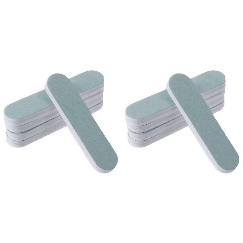 

VOFUN-40 PCS Silver Polishing Stick, 9Cm Double-Sided Jewelry Buffing Sticks Mini Polishing Strip Scratch Polish Sticks