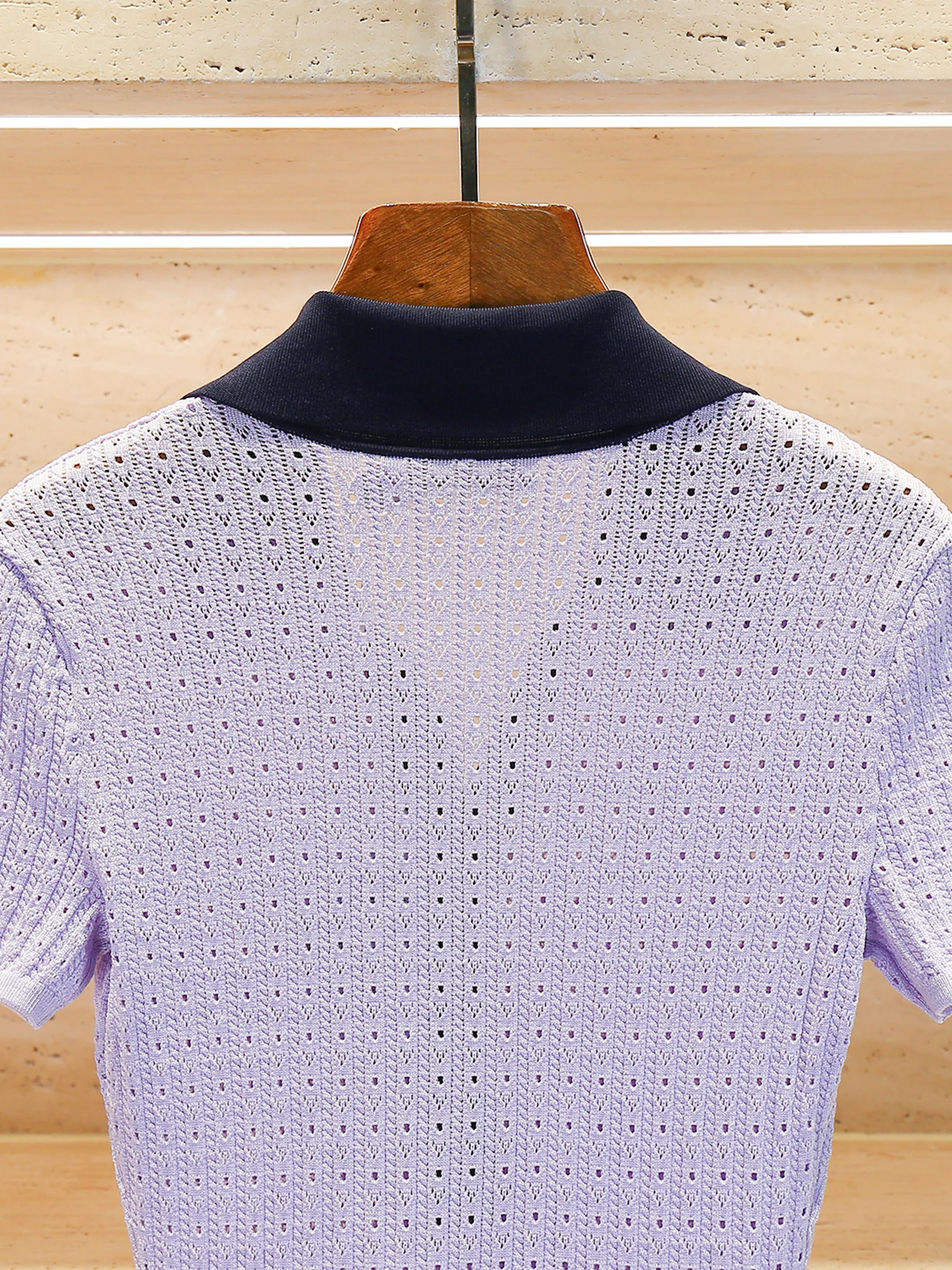 SP Home South Oil High-End-Damen-Lila-Strickrock mit Wickeltaille Dr. Sommer Ele Sle Pendeln Einfacher A-Linien-Rock mit hoher Taille