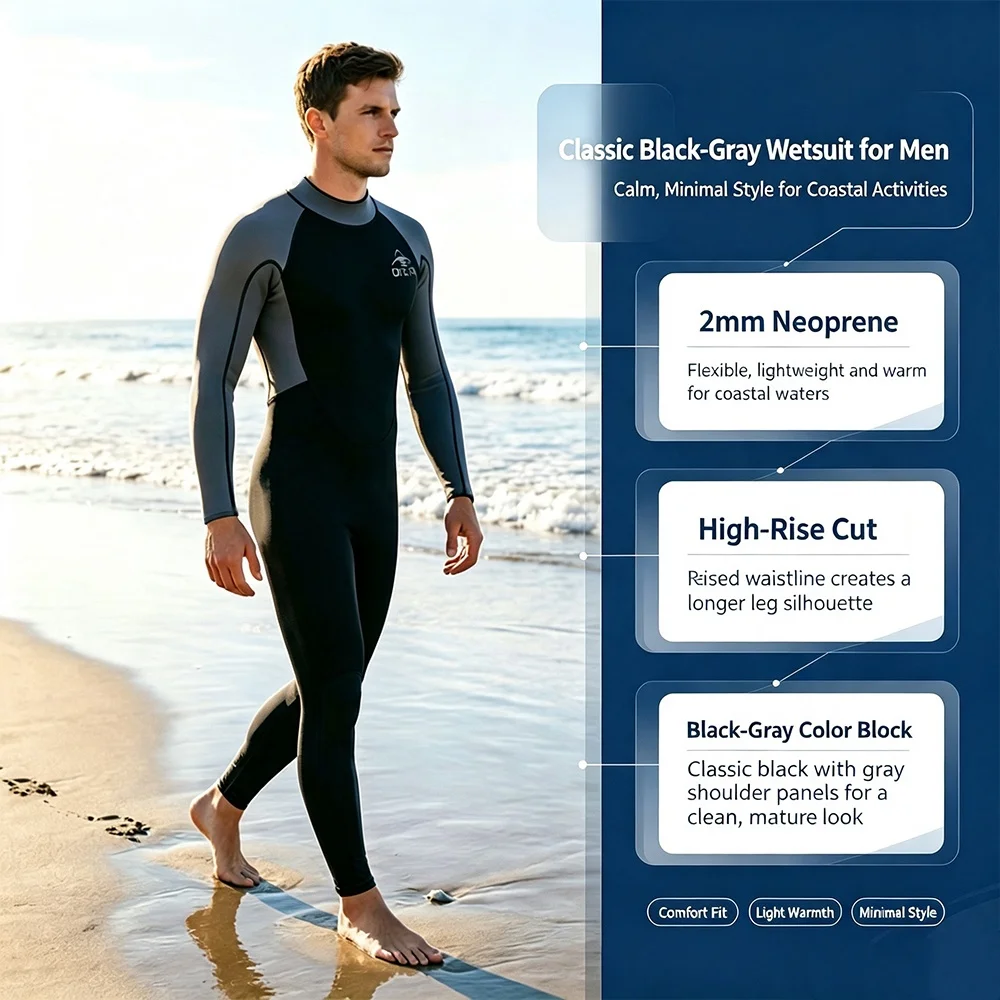 Wetsuits 2mm Neoprene Diving Surfing Suits Snorkeling Kayaking Spearfishing Freediving Swimming Full Body Thermal Ke