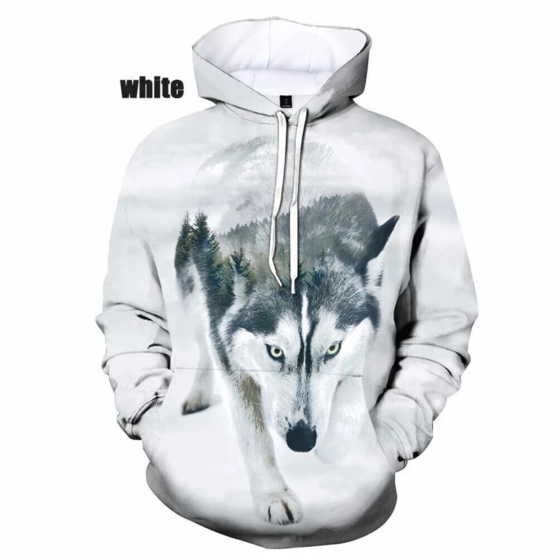 

Cool Wolf 3D Print Hoodies Men Women Animal Graphic Oversized Hoodie Pullovers Hooded Sweatshirts Tracksuit Coats Kid Clothing