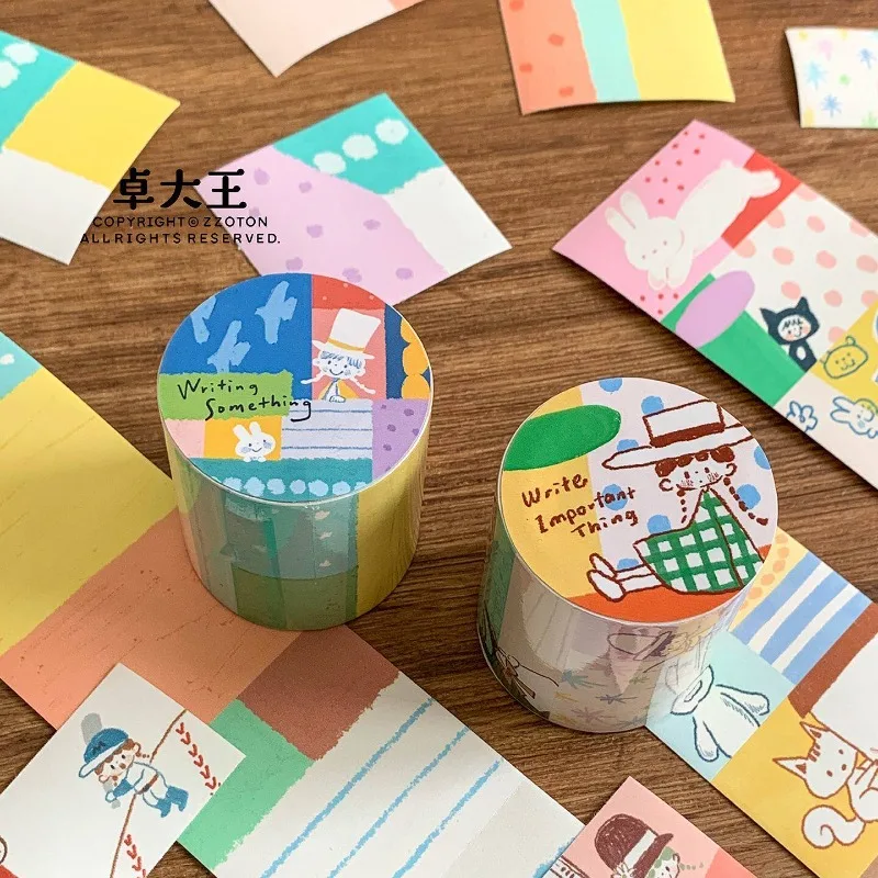 Write Something Important Die Cut Write Paper Tapes Craft Supplies DIY Scrapbooking Card Making Decorative Plan Sticker
