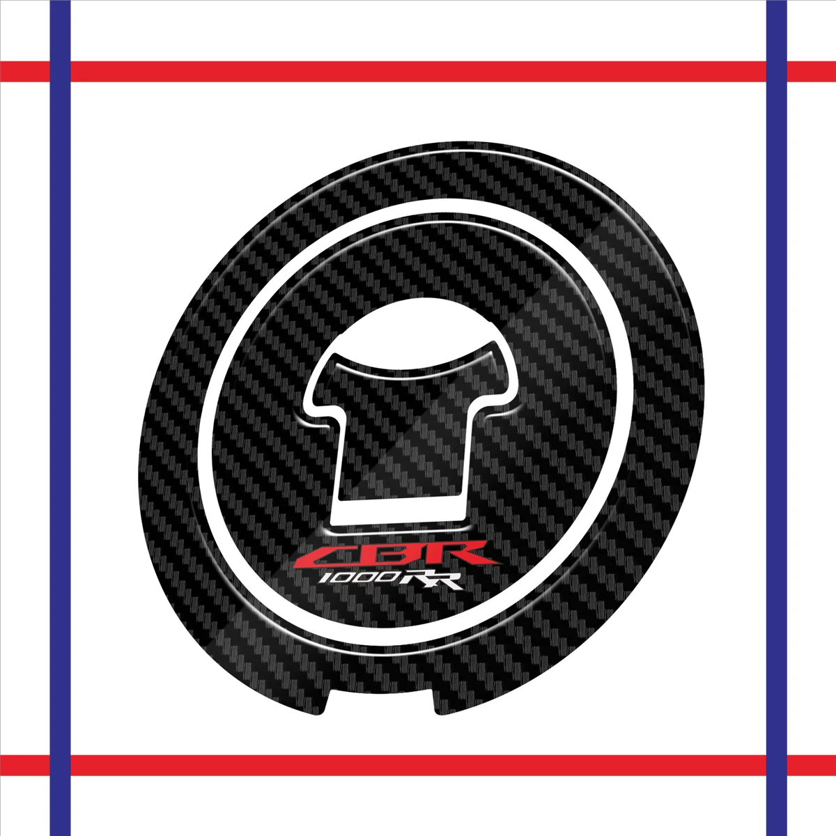 ホンダ CBR1000RR CBR 1000RR オートバイ燃料保護カバー 3D カーボンファイバー接着剤デカール保護 2004 2005 2006 2007 -2013