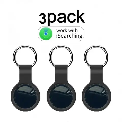 Bilashmart Mini Bluetooth 5.0 Tracker AntiLost Device Round Pet Kids Bag Wallet Tracking Smart Finder Locator Air Tag Smart Home NEW