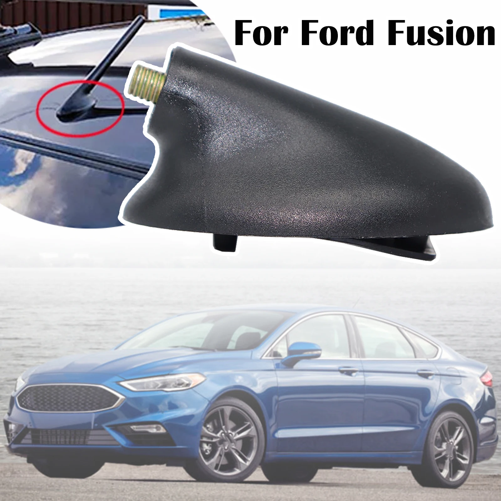 

Car Exterior AM/FM Roof Radio Antenna Aerial Base Mast Seal Rod Replacement For Ford Fusion JU 2002 - 2008 2009 2010 2011 2012