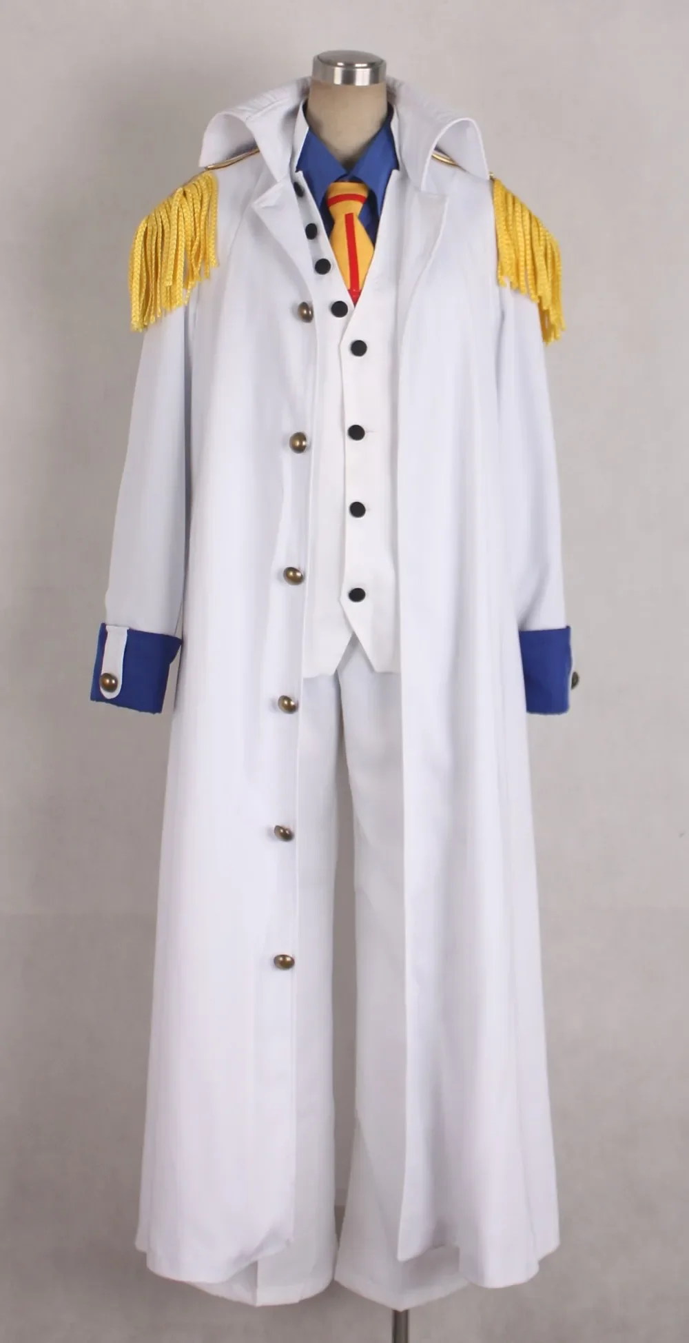 One Piece Aokiji Kuzan Navy Admiral Uniform Cosplay Costume