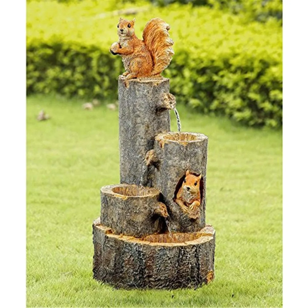 

Playing Squirrels Water Fountain