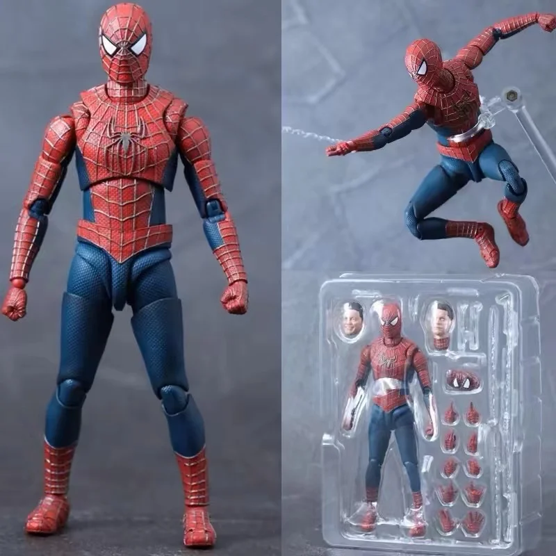 Spider Man 3 Action Figure Spiderman 3 Tobey Maguire Anime Figurine Pvc Model Collection Doll Desktop Decoration Boy Toy Gifts