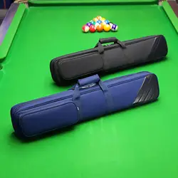 3x4 casos de taco de bilhar 1/2 snooker piscina cue saco portátil leve macio bilhar cue vara bolsa de armazenamento acessórios esportivos