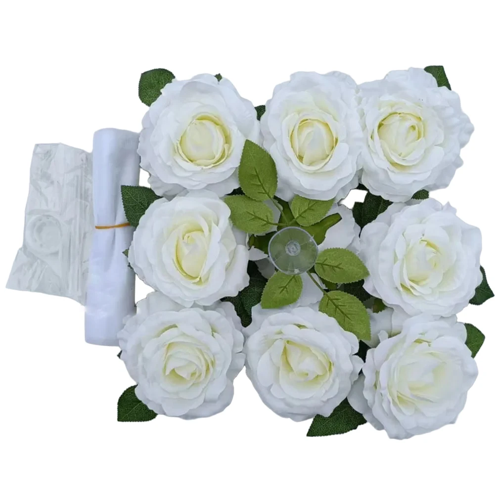 

Complete Wedding Decoration Set Artificial Flowers Easy Installation Decoration 160*10*10CM Floral Head Flower
