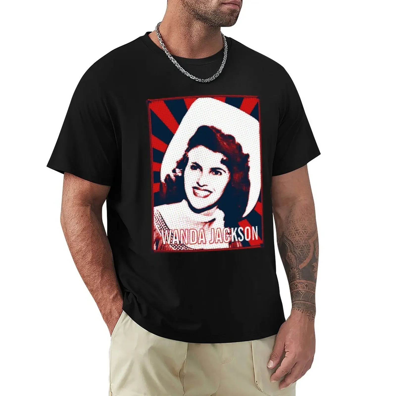 Wanda Jackson T-Shirt plain kawaii clothes sports fans plain white t shirts men