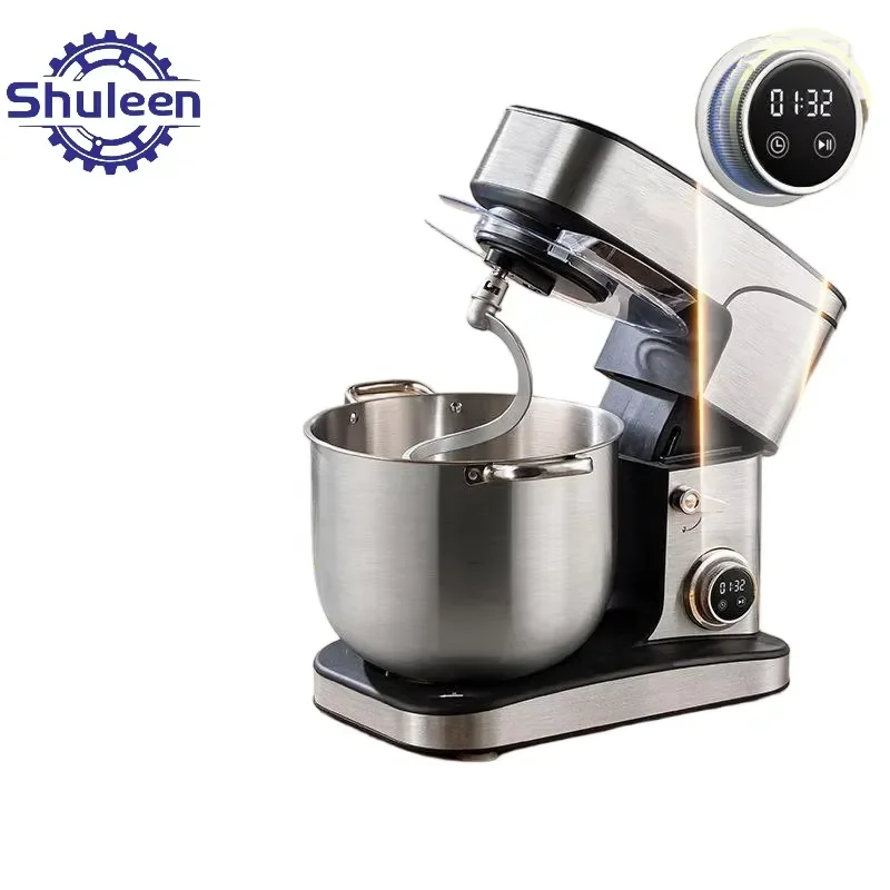 for Commercial Kitchen 12L Stainless Steel Electric Flour Maker Desktop Dough Cake Mixer with Certificate Bracket