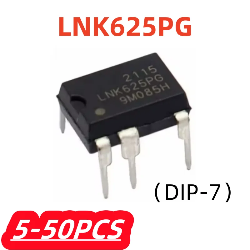 5-50Pcs/lot 100% New LNK625PG DIP-7 LNK625 LNK 625PG 100kHz Switching LCD Power Chip IC