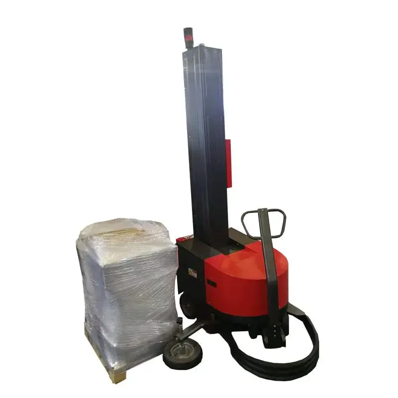 Intelligent automatic robot stretch film packaging machinery, self-propelled robot, tray packaging machine