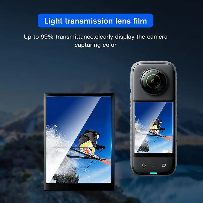 Защитная пленка для спортивной камеры HD, защита от царапин, защита экрана для камеры Insta360X3, универсальная защита, аксессуар для камеры