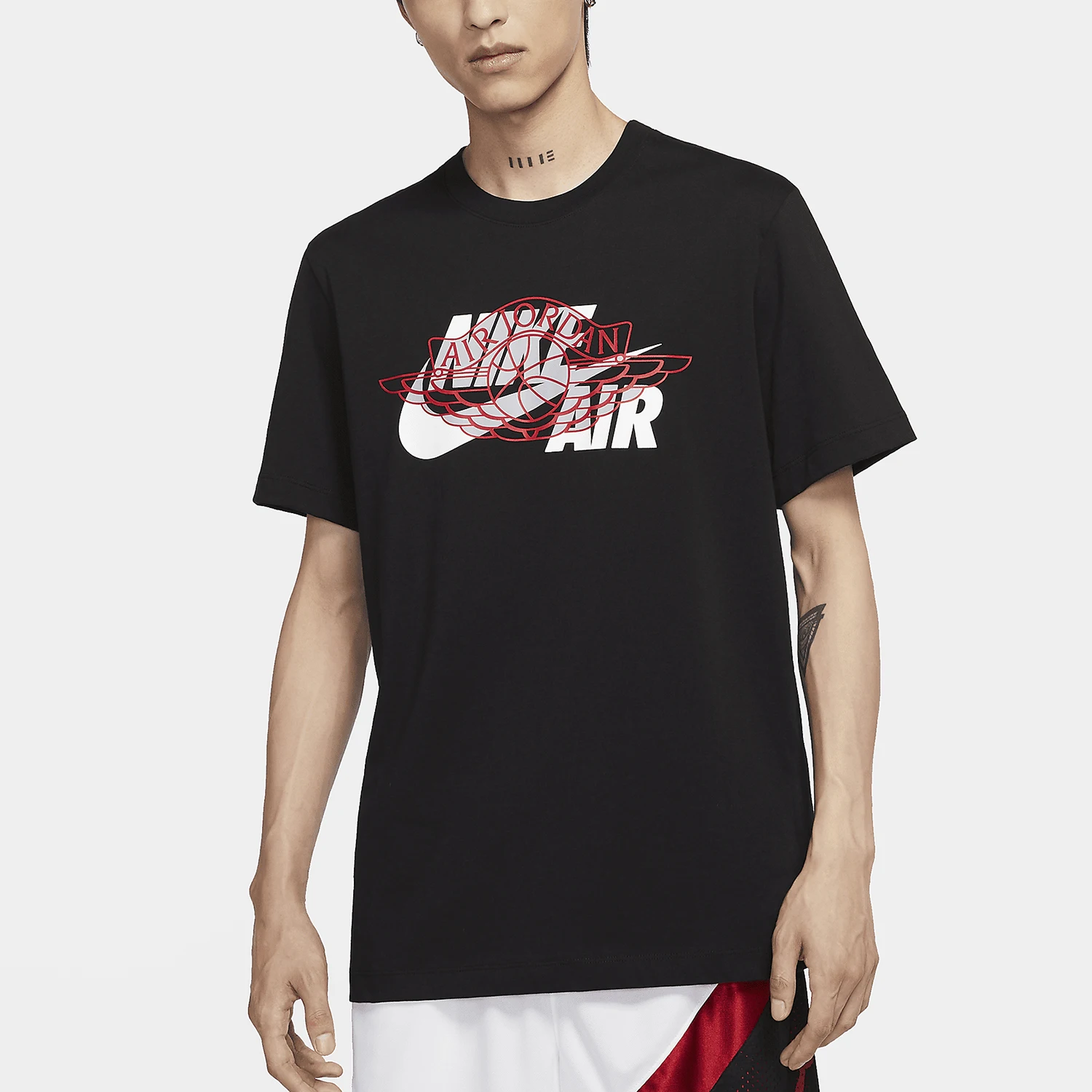 

Nike genuine seasonal JORDAN AIR WINGS men's short sleeved round neck top CU1980-010