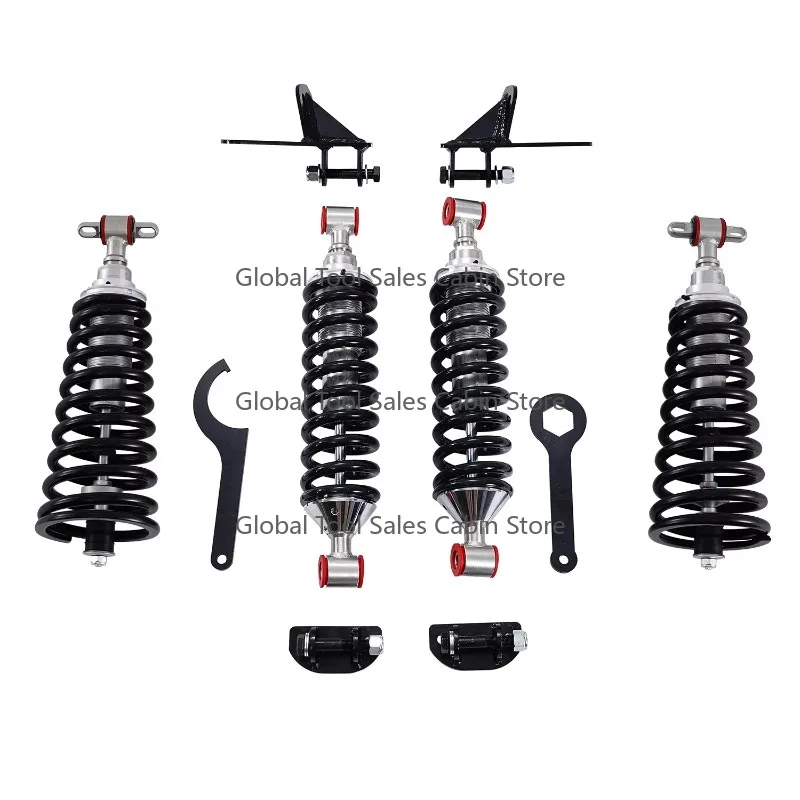 Black Adjustable 500LB Front Coilover 230Lb Rear Conversion Kit