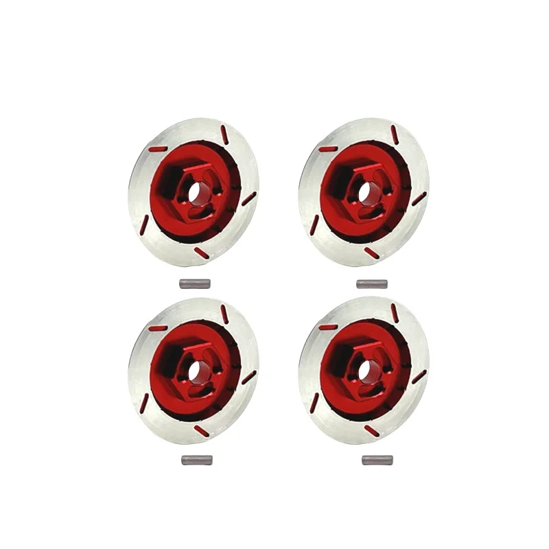 Metal Upgrade Remote Control Car  Anti genuine metal 12mm brake disc decoration Fit For MN 1/12 MN128 MN86KS G500