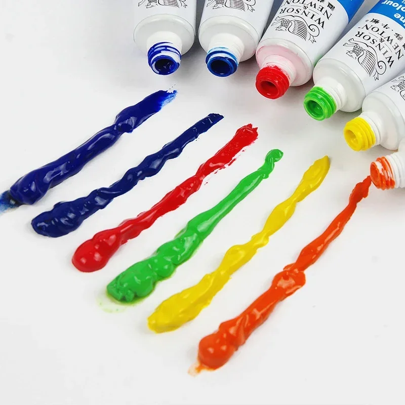 Juego de pigmentos de acuarela Winsor Newton auténticos, 12/18/24 colores, 10ml, juego de pinturas profesionales para acuarelas, suministros de arte para dibujar