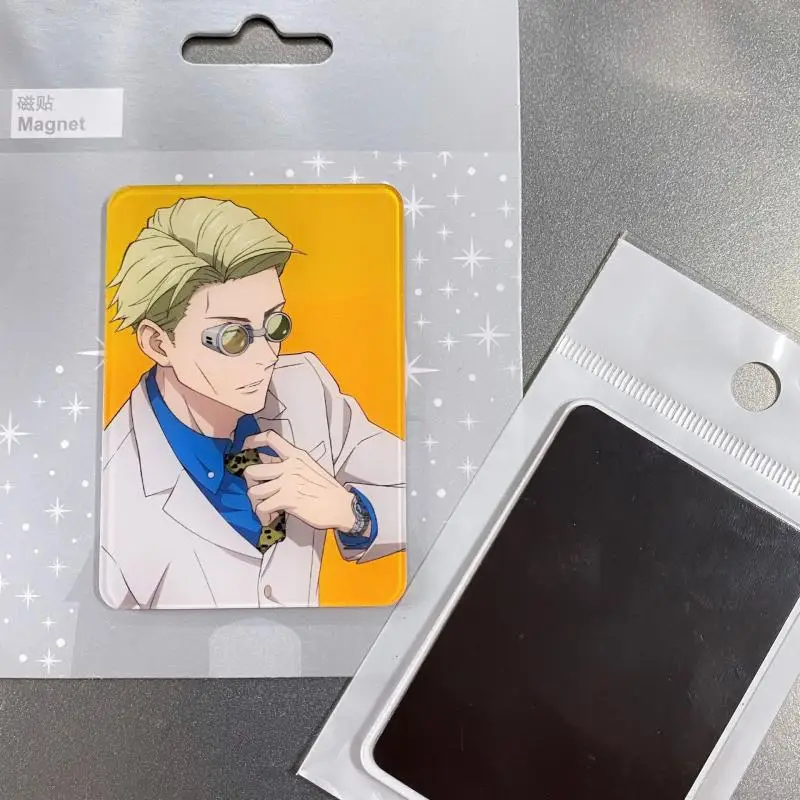 Anime Jujutsu Kaisen Kawaii Refrigerator Magnet Magnetic Stickers Surrounding Patch Gojo Satoru Decorate Cartoon Gift Wholesale