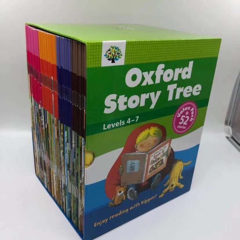 52 książki 4-7 poziom Oxford Story Tree Baby English Story książka obrazkowa dla dzieci zabawki edukacyjne dla dzieci opis: kategoria: Eng