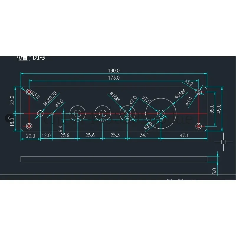 Full Aluminum Profile 2104 Tone Chassis