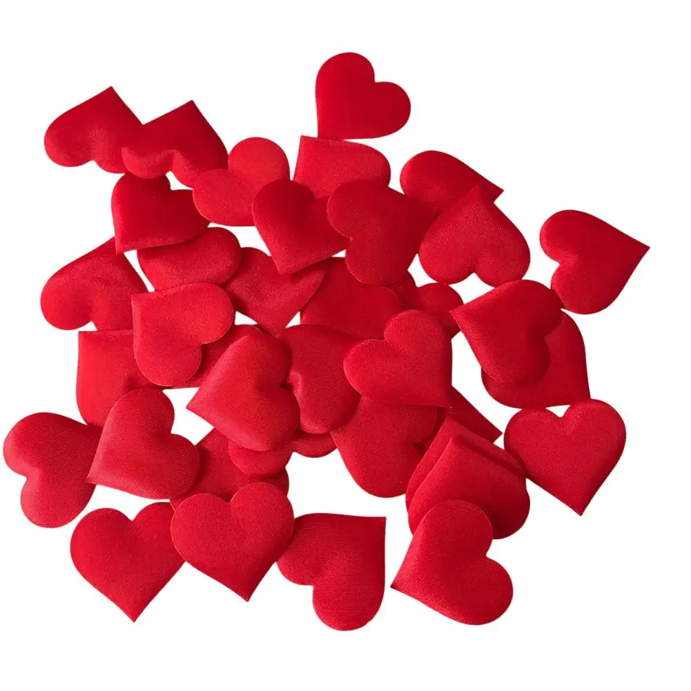 3D Love Heart Petals Made from Soft Silk for Wedding Party and Romantic Event Decoration with Delicate Feel and Visual Appeal