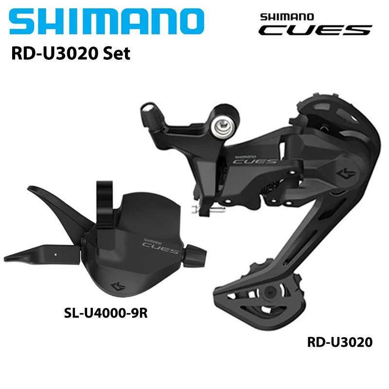 SHIMANO CUES U4000 9Speed SL-U4000-9R RAPIDFIRE PLUS Shifter Clamp Band RD-U4000 U3020 U4020 SHADOW RD Rear Derailleur 9S 9V image 3