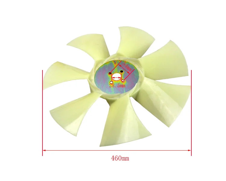 

Original Forklift Parts Fan Blade For 4TNE98/Daewoo With OEM: A408029
