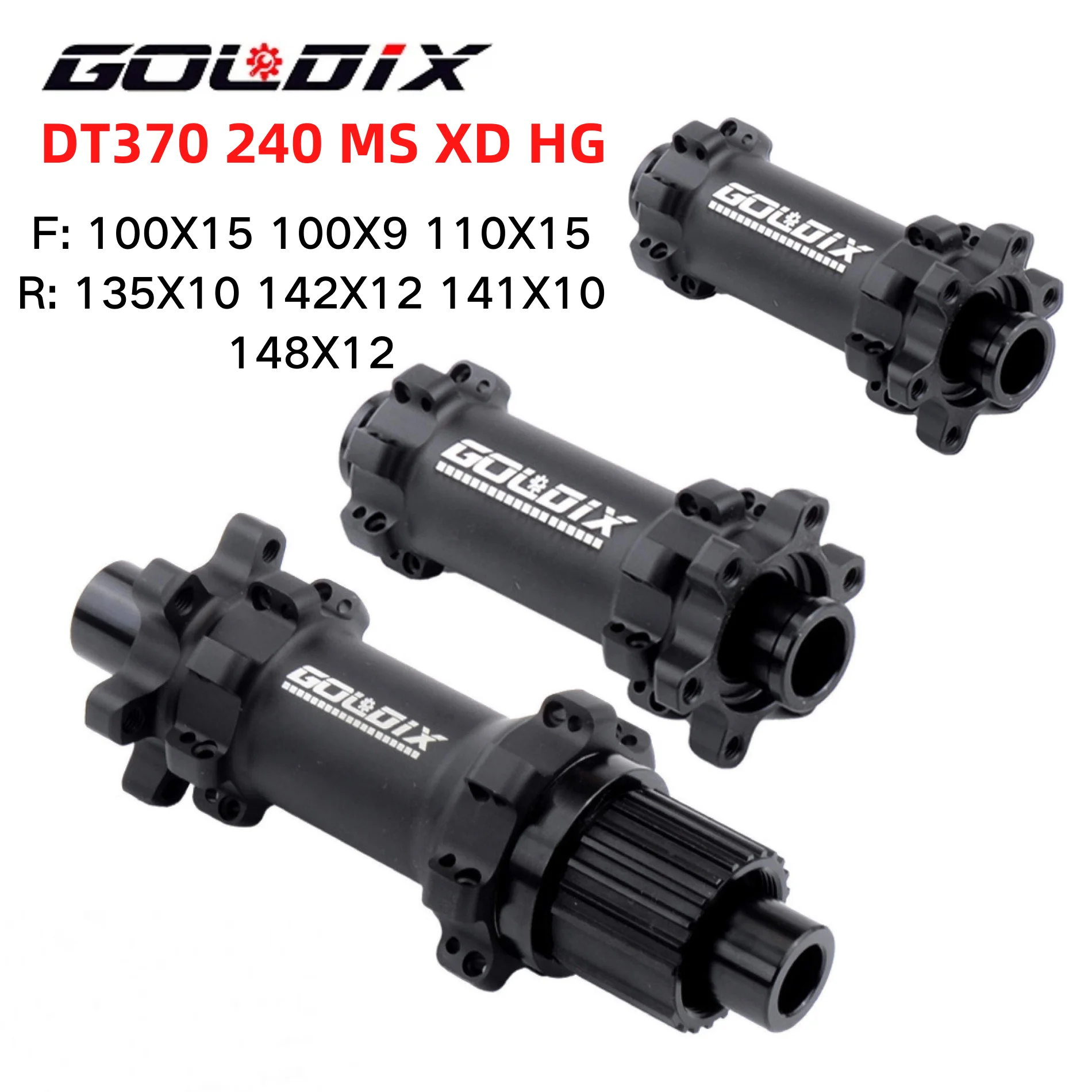 

GOLDIX 28H DT370 240 MS XD HG подшипники для горного шоссейного велосипеда, Ultra-светильник 350g, трещетка 36/60T, поддержка ступицы для shimanosram