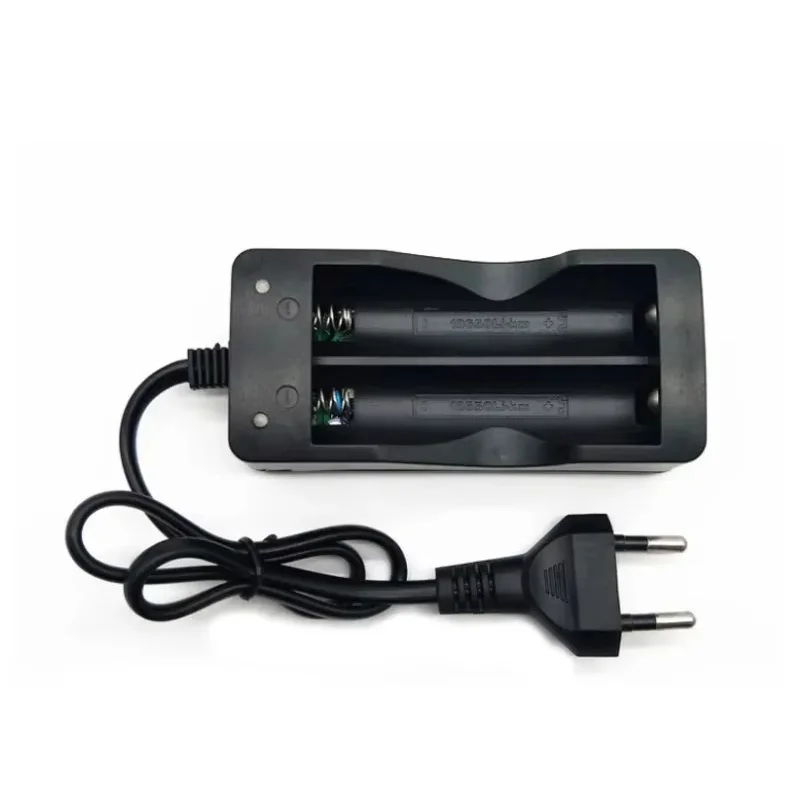 2X 18650 Lithium Battery Charger 2 Slot Ni-MH/Ni-Cd Rechargeable Battery Charging 100-240V EU Plug For 18650 16340 14500 Battery