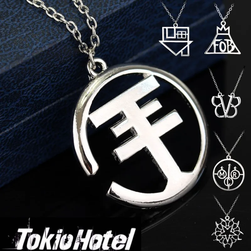 The Band Tokio Hotel Pendant Necklace for Men Women Kpop Collar Collares Para Mujer Choker Jewelry Korean Fashion Necklace Gift