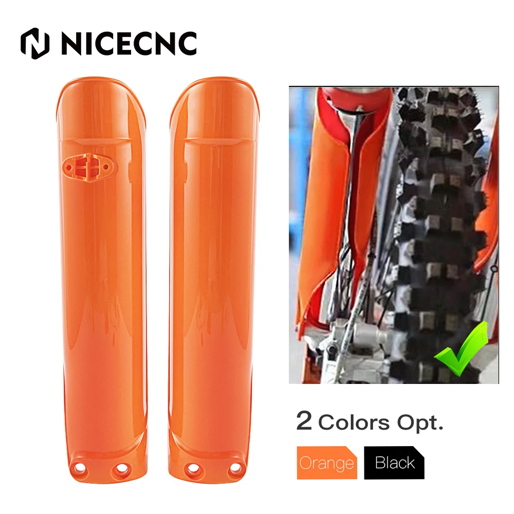 

NICECNC Lower Fork Guards Cover Protector For KTM 125 150 200 250 300 350 400 450 500 XC XCF XCW SX SXF EXC EXCF 2016-2022 Parts