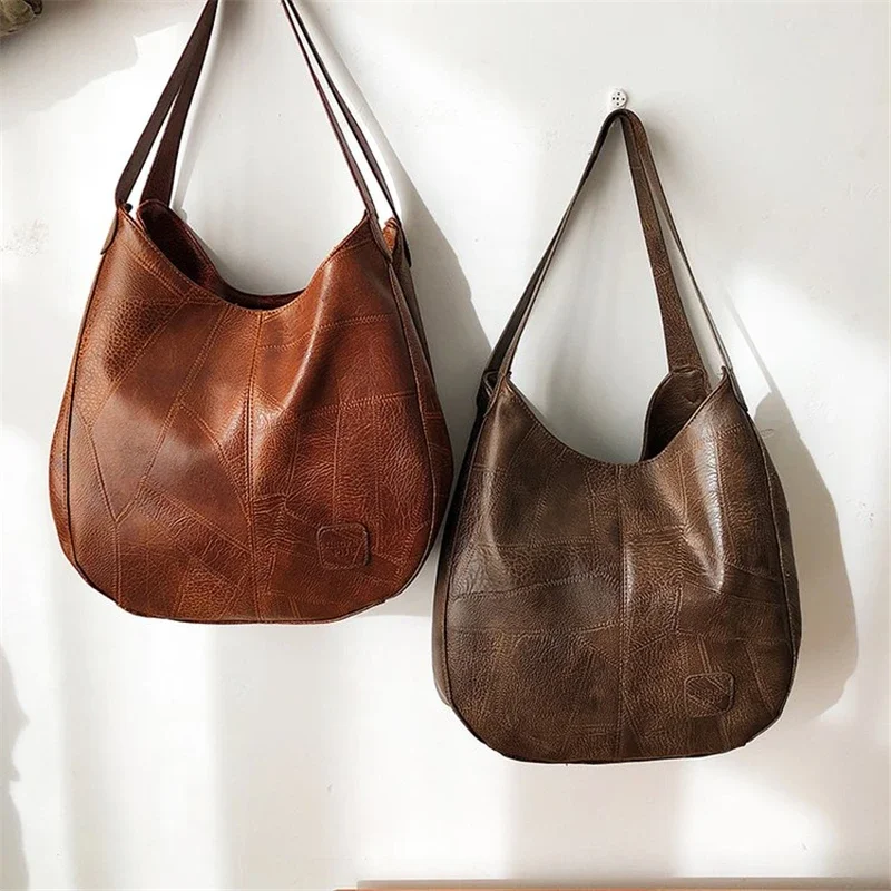 Vintage Leather luxury handbags women bags designer bags famous brand women bags Large Capacity Tote Bags for women sac A Main