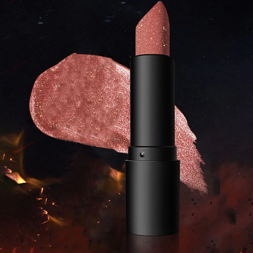 

Halloween Glitter Matte Lipstick Long Lasting Nonstick Lipstick for Women Halloween Makeup Cosplay Party Lip Gloss