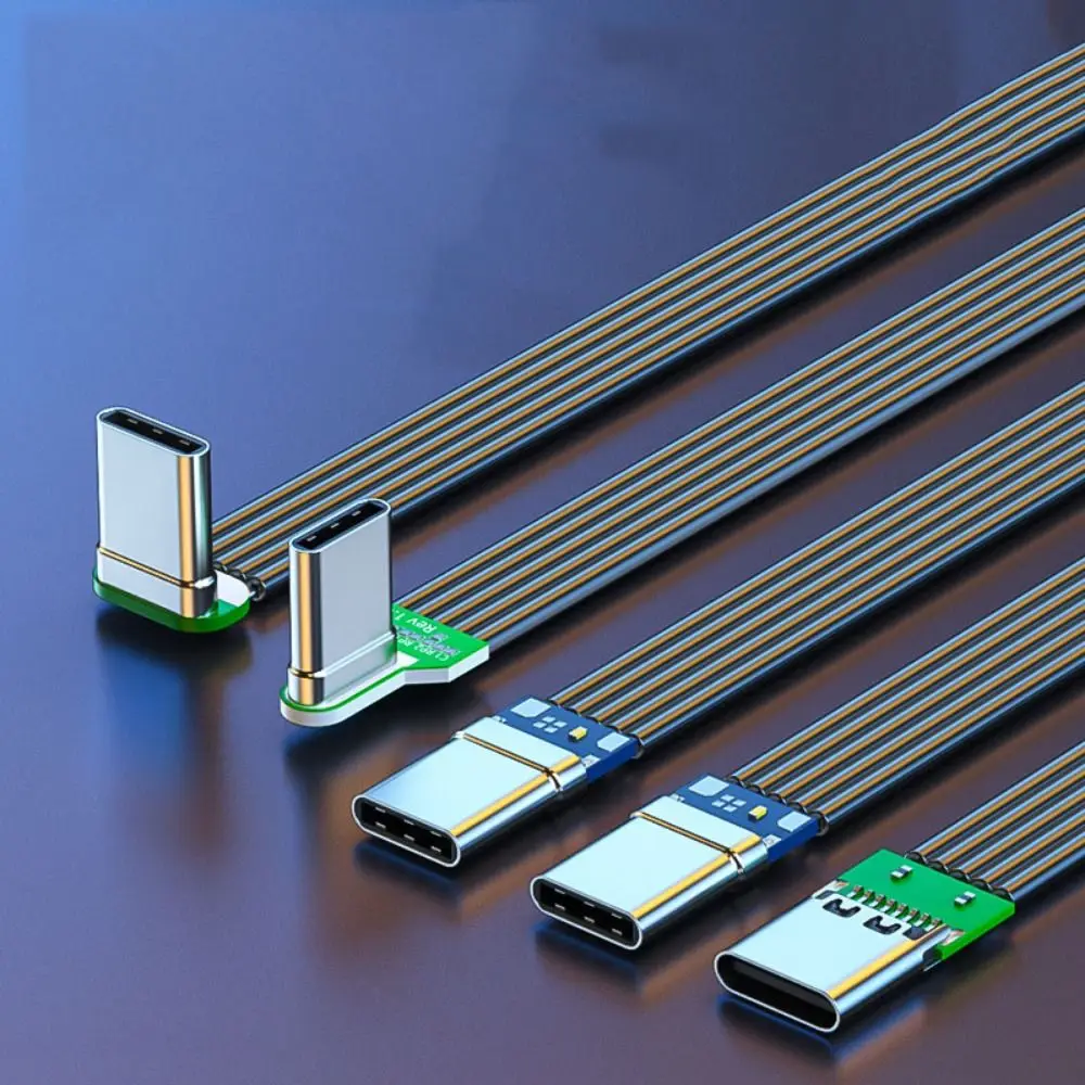 Double Headed Fast Charging Cord Anti Oxidation Flexible Flat Fast Charging Data Cord Lightweight Data Transfer