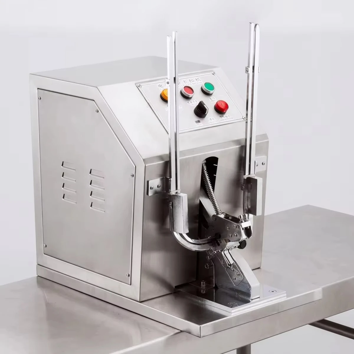 Sausage Chicken Clipper Plastic Automatic Bags Bag Clipping Machine HJ-C5