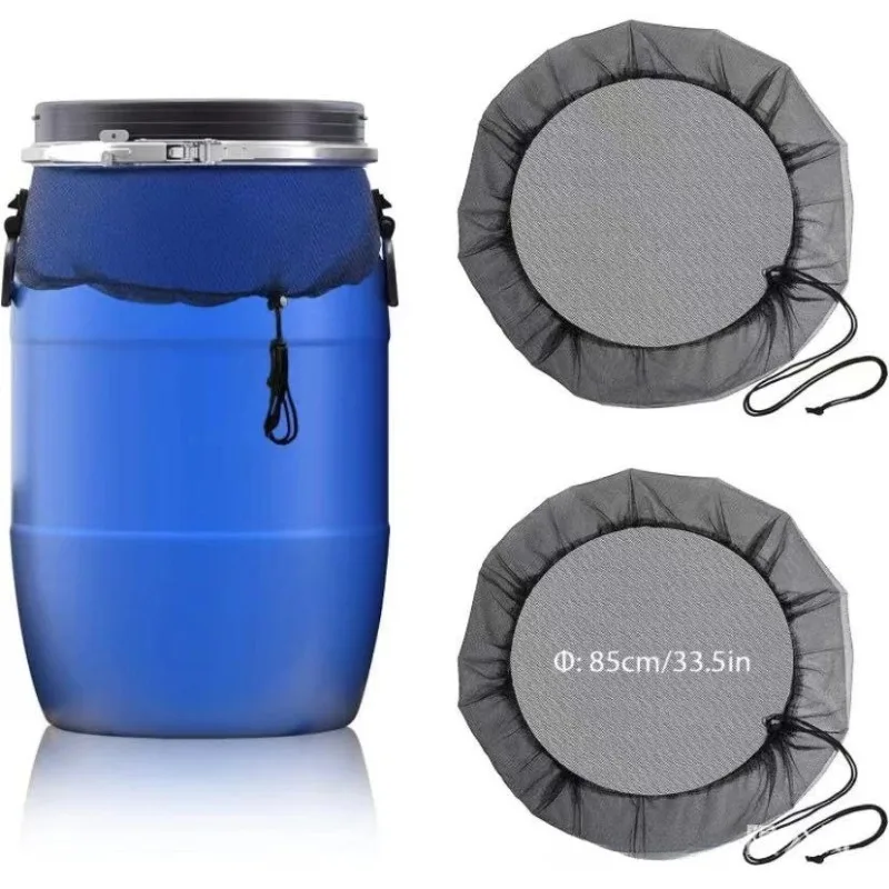 1/2pcs Outdoor rain bucket,rain bucket, insect proof mesh cover,water tank screen protection cover,rain bucket filter mesh cover