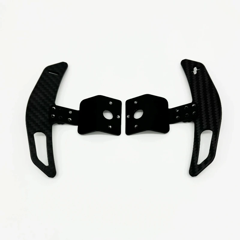 Carbon Fiber Paddle Shifter Extension Adapter Racing Steering Wheel Mod Accessory Fit MOZA R3 R5 ES ESX Simulator