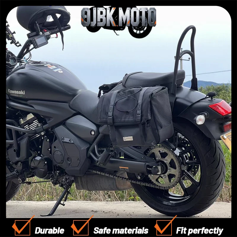 Motorcycle Rear Seat Backrest Support Saddle Leather Seatback Cushion Pad Modified Accessories For Kawasaki Vulcans 650 Vulcan S