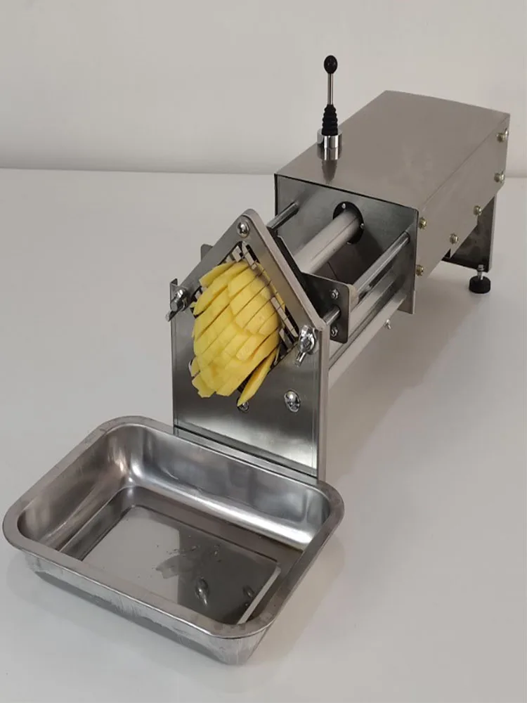 Electric Potato Chip Cutter, Stainless Steel Duty French Fry Cutter Machine With 7/10/14mm For Kitchen For Commercial