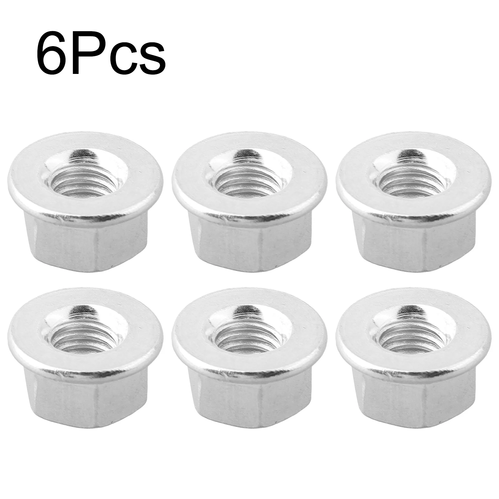 6 Pack Chainsaw Guide Bar Nuts Replacement For Part 503220001 Metal Flange Bar Lock Hex Nuts Accessories