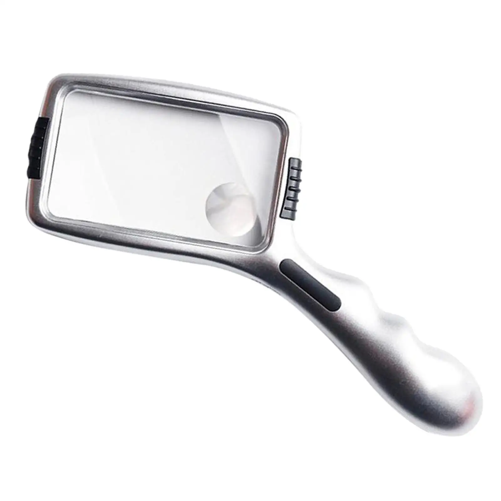 عدسة مكبرة محمولة باليد وخرز مصباح LED 10x لإصلاح القراءة لكبار السن #4