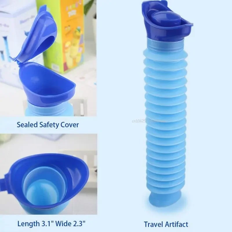 750ml Portable Adult Urinal Outdoor Camping High Quality Mini Travel Urine Car Urination Pee Soft Toilet Urine Help Men Toilet