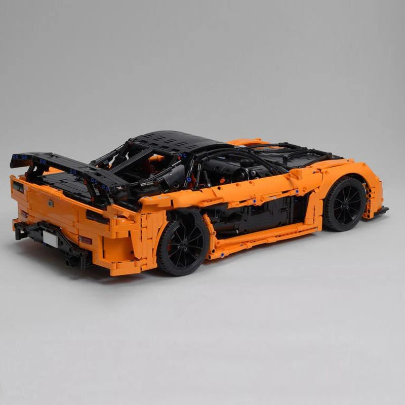 MOC-57488 NEW Model Building Blocks Bricks RX-7 -Veilside Fortune Sports Car Assembly Children\'s Education Kids for Toys Gifts