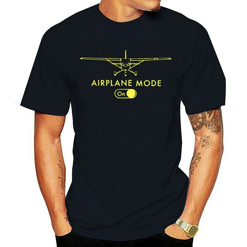 Summer Hot Sale Funny Pilot Flying Airplane Mode T Shirts Men Harajuku Short Sleeve O Neck Streetwear Hip Hop Men T-shirt