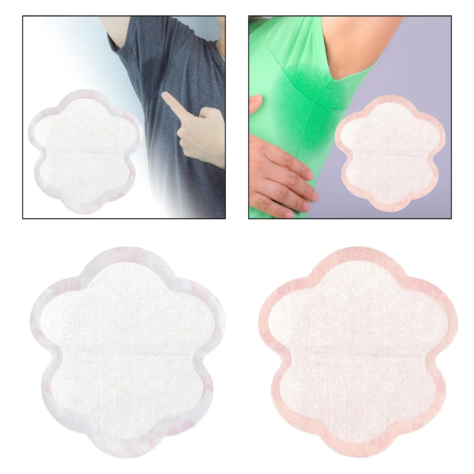 Tappetino antisudore ascellare comodo adesivo antitraspirante monouso traspirante