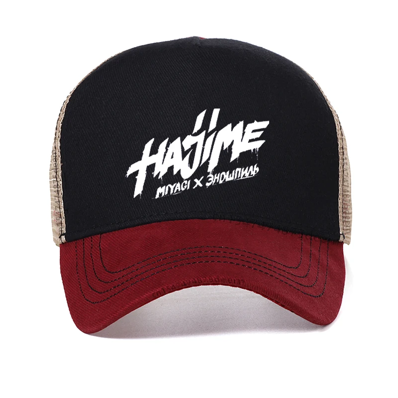 

Hajime MiyaGi Andy Panda baseball cap hip hop Men Summer Cool Mesh breathable Trucker hat Bone Garros