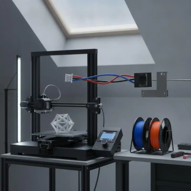 Material Breakage Detection Module Save Filament Cost Efficient for Anycubic Kobra Series 3D Printers Hobbyist 3D Printing