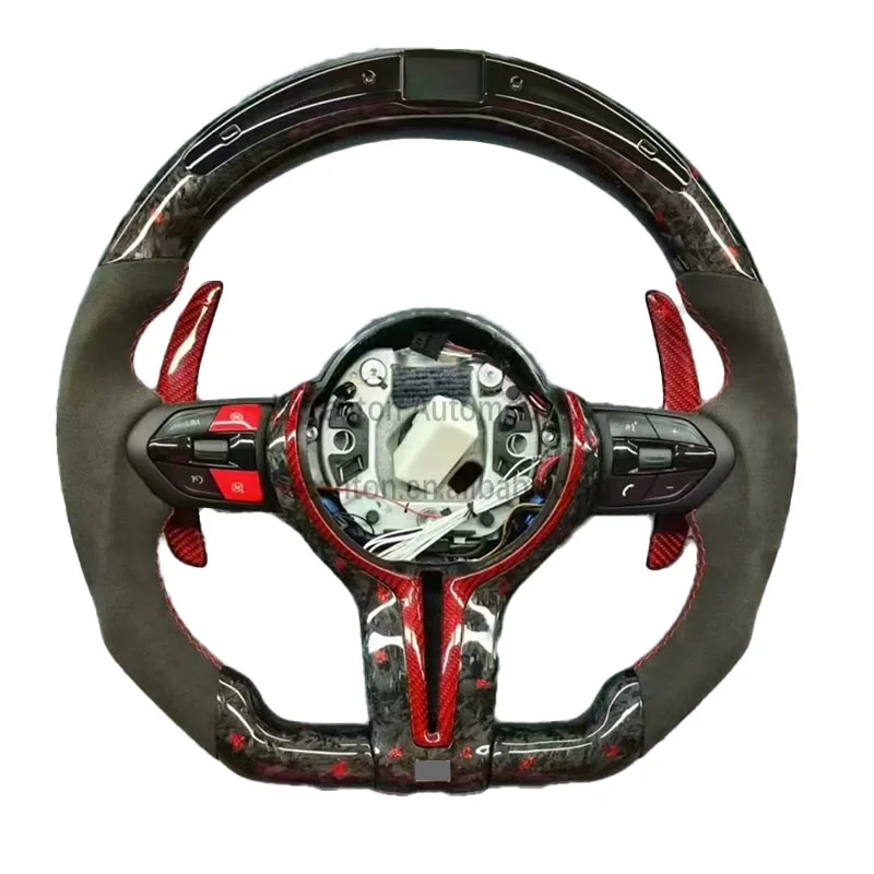 

Заводская цена из углеродного волокна, светодиодный алькантара m Performance для BMW F30 F10 F15 F16 M3 M4 M Series, автомобильный руль