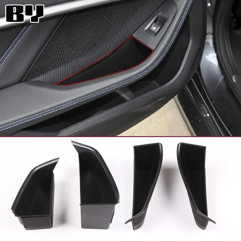 2x Car Rear Door Storage Box Organizer Container Holder For BMW 1 2 Series F40 F44 2020-2024 LHD Car Accessories